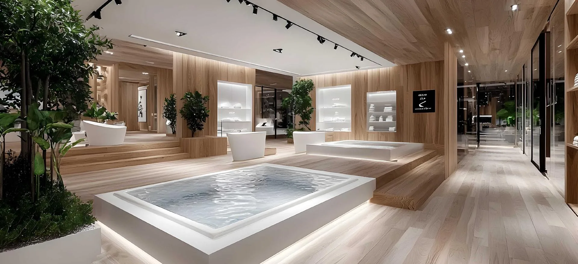 Spa complex at Sunny Moon Village (illustrative render)